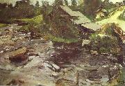 Watermill in Finland Valentin Serov